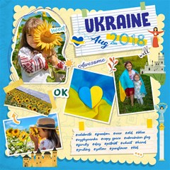 ScrapBook Page 8  x 8 