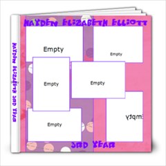 3rd year - 8x8 Photo Book (20 pages)