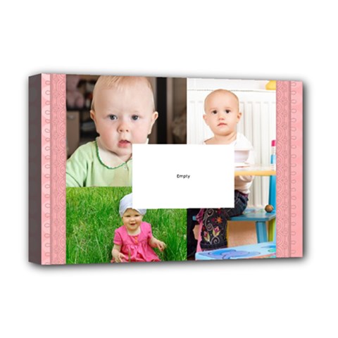 merry christmas, happy new year, xmas - Deluxe Canvas 18  x 12  (Stretched)