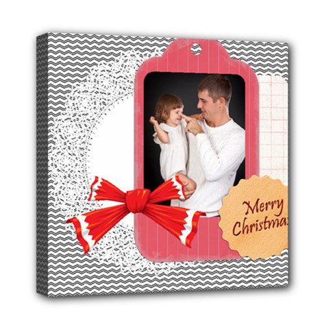 merry christmas, happy new year, xmas - Mini Canvas 8  x 8  (Stretched)