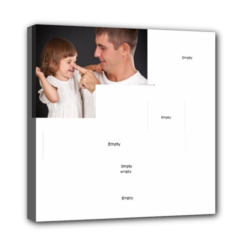 kids, fun, child, play, happy - Mini Canvas 8  x 8  (Stretched)