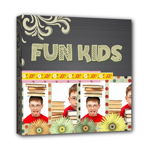 kids, love, family, happy, play, fun - Mini Canvas 8 x 8 (Stretched) kids, love, family, happy, play, fun - Mini Canvas 8 x 8 (Stretched)