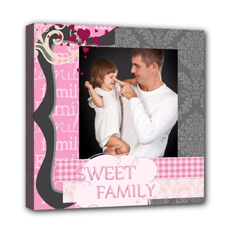 kids, fun, child, play, happy, fathers day - Mini Canvas 8 x 8 (Stretched) kids, fun, child, play, happy, fathers day - Mini Canvas 8 x 8 (Stretched)