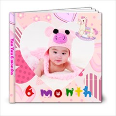 6 months - 6x6 Photo Book (20 pages)