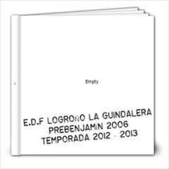 Edf Prebenjamín 2012-2013 - 8x8 Photo Book (20 pages)