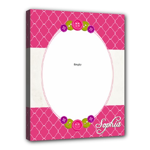 11x14 Stretched canvas_Buttons - Canvas 14  x 11  (Stretched)