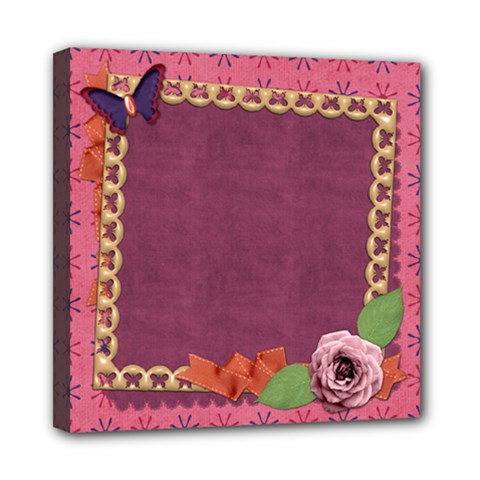 canvas_butterflykisses - Mini Canvas 8 x 8 (Stretched) canvas_butterflykisses - Mini Canvas 8 x 8 (Stretched)
