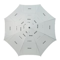 Sun, Clouds And Rainbows Golf Umbrella 2