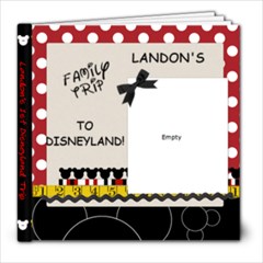landon first disney trip - 8x8 Photo Book (20 pages)
