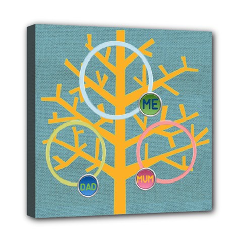 Mum, Dad and Me (boyish) 8x8 Canvas - Mini Canvas 8 x 8 (Stretched) Mum, Dad and Me (boyish) 8x8 Canvas - Mini Canvas 8 x 8 (Stretched)