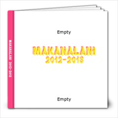 Makanalani Yearbook 2012/2013 - 8x8 Photo Book (20 pages)
