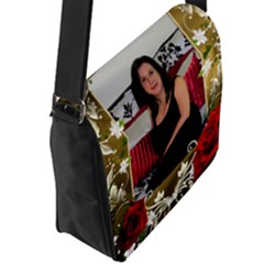 Flap Closure Messenger Bag (L) 