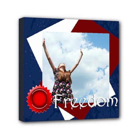 USA 4- july - Mini Canvas 6 x 6 (Stretched) USA 4- july - Mini Canvas 6 x 6 (Stretched)