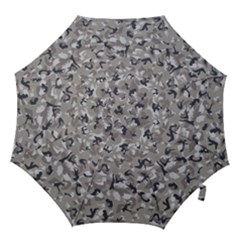 Digital ,camouflage, pattern - Hook Handle Umbrella (Large)