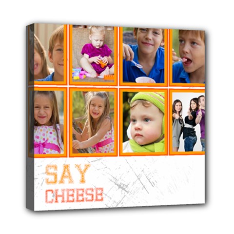 sat cheese - Mini Canvas 8 x 8 (Stretched) sat cheese - Mini Canvas 8 x 8 (Stretched)