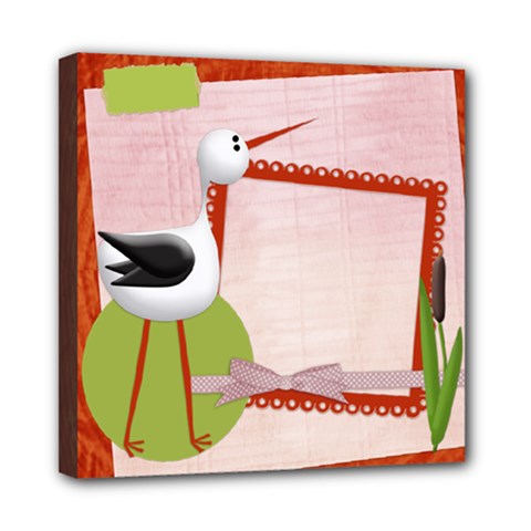 Newborn Girl 8x8 Canvas - Mini Canvas 8 x 8 (Stretched) Newborn Girl 8x8 Canvas - Mini Canvas 8 x 8 (Stretched)