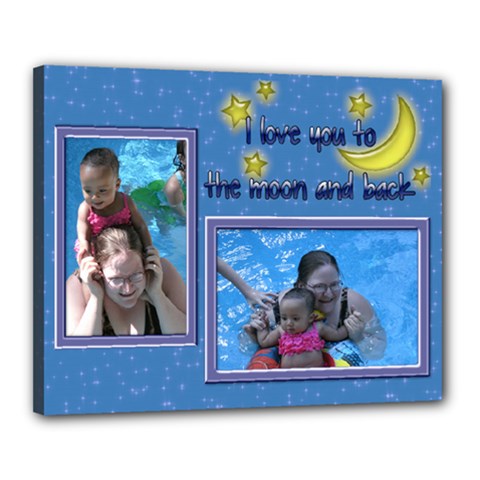 moon canvas - Canvas 20 x 16 (Stretched) moon canvas - Canvas 20 x 16 (Stretched)