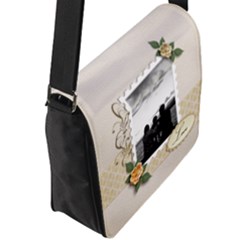 Flap Closure Messenger Bag (L) 
