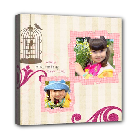 kids - Mini Canvas 8 x 8 (Stretched) kids - Mini Canvas 8 x 8 (Stretched)