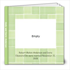Andy and Doris Anderson s Book 2 ! - 8x8 Photo Book (20 pages)