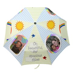 rainbow umbrella - Folding Umbrella