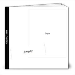 Scary Halloween 8x8 Book - 8x8 Photo Book (20 pages)