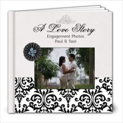 8x8 (20 pages) B/W Simple Engagement/Wedding - 8x8 Photo Book (20 pages) 8x8 (20 pages) B/W Simple Engagement/Wedding - 8x8 Photo Book (20 pages)