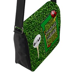 Flap Closure Messenger Bag (L) 