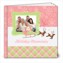 Pink Christmas-Holiday Photo Book 8x8 - 8x8 Photo Book (20 pages) Pink Christmas-Holiday Photo Book 8x8 - 8x8 Photo Book (20 pages)