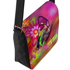 Flap Closure Messenger Bag (L) 