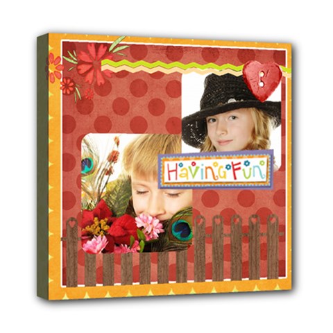 kids - Mini Canvas 8 x 8 (Stretched) kids - Mini Canvas 8 x 8 (Stretched)