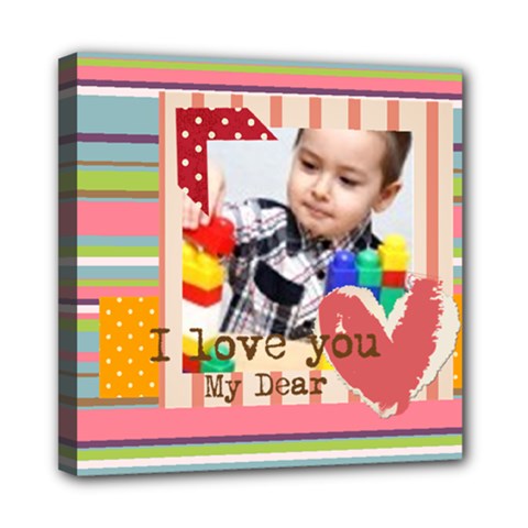 kids - Mini Canvas 8 x 8 (Stretched) kids - Mini Canvas 8 x 8 (Stretched)