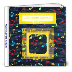 Music Lovers photo album - 8x8 Photo Book (20 pages)