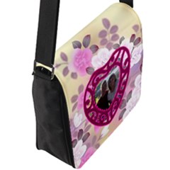 Flap Closure Messenger Bag (L) 