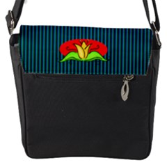 Flap Closure Messenger Bag (S) 