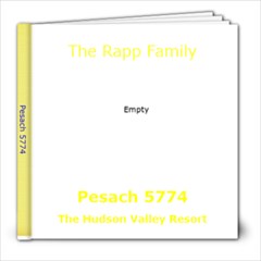 pesach 5774 - 8x8 Photo Book (20 pages)