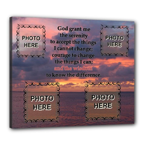Serenity Prayer 24x20 stretched canvas - Canvas 24 x 20 (Stretched) Serenity Prayer 24x20 stretched canvas - Canvas 24 x 20 (Stretched)