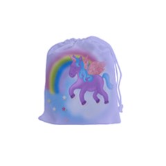 Unicorn Drawstring Pouch (medium)