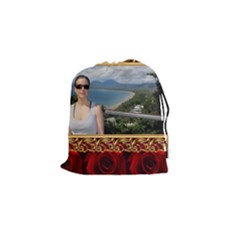 Red Rose Drawstring Pouch (small)