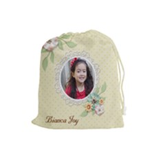 Drawstring Pouch(L): Sweet Memories2 - Drawstring Pouch (Large)