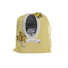 Drawstring Pouch (L): Happiness - Drawstring Pouch (Large) Drawstring Pouch (L): Happiness - Drawstring Pouch (Large)