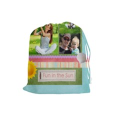 summer - Drawstring Pouch (Large)