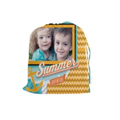 summer - Drawstring Pouch (Large)