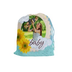 summer - Drawstring Pouch (Large)