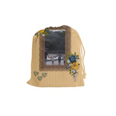 Drawstring Pouch (M): Together as a Family3 - Drawstring Pouch (Medium)