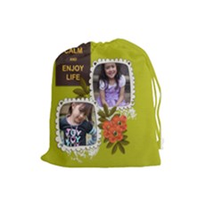 Drawstring Pouch: (L) Keep Calm - Drawstring Pouch (Large) Drawstring Pouch: (L) Keep Calm - Drawstring Pouch (Large)