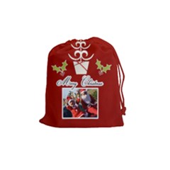 Drawstring Pouch (M): Merry Christmas - Drawstring Pouch (Medium) Drawstring Pouch (M): Merry Christmas - Drawstring Pouch (Medium)