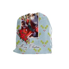 Drawstring Pouch (L): Christmas 3 - Drawstring Pouch (Large) Drawstring Pouch (L): Christmas 3 - Drawstring Pouch (Large)