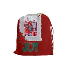 Drawstring Pouch (L): Joy - Drawstring Pouch (Large) Drawstring Pouch (L): Joy - Drawstring Pouch (Large)