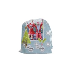Drawstring Pouch (S) : Snowflakes - Drawstring Pouch (Small) Drawstring Pouch (S) : Snowflakes - Drawstring Pouch (Small)